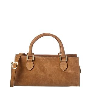 Isabella Rossetti Rosalind Suede Handbag, Brown